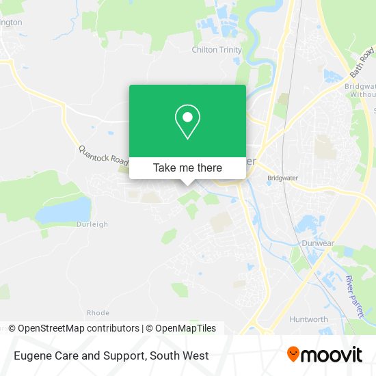 Eugene Care and Support map