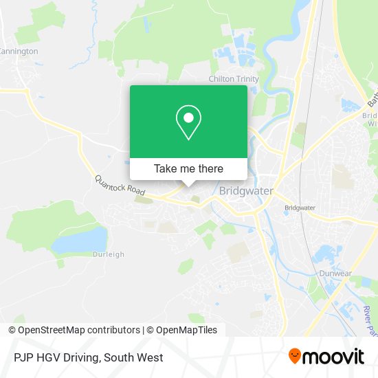 PJP HGV Driving map