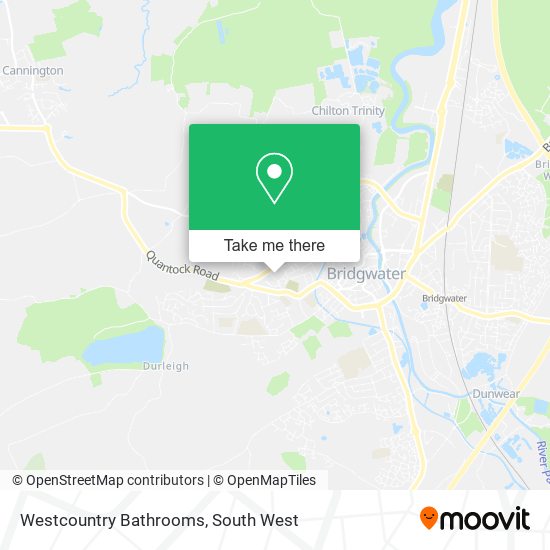 Westcountry Bathrooms map