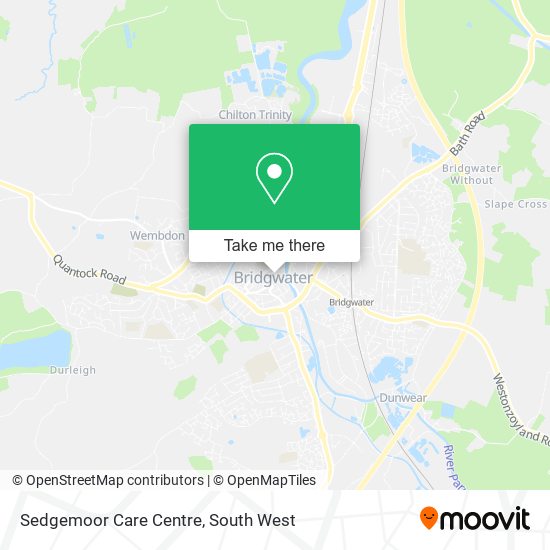 Sedgemoor Care Centre map