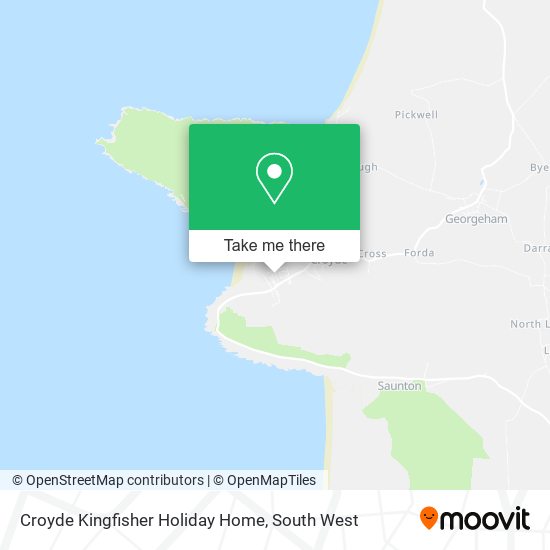 Croyde Kingfisher Holiday Home map