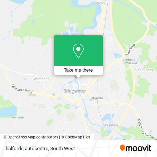 halfords autocentre map
