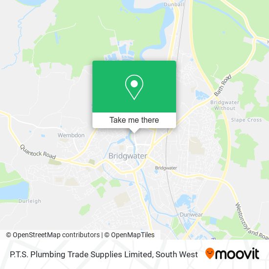 P.T.S. Plumbing Trade Supplies Limited map