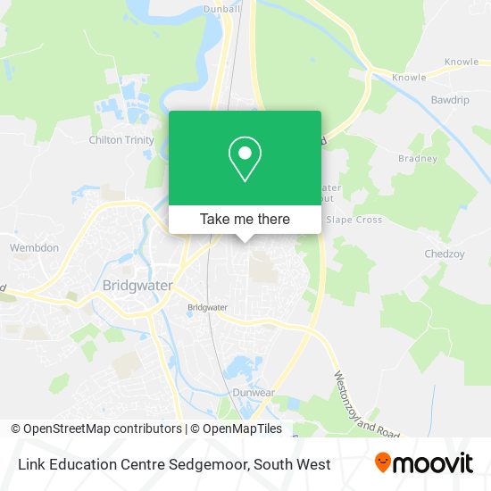 Link Education Centre Sedgemoor map