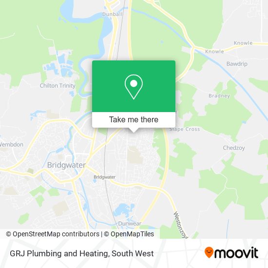 GRJ Plumbing and Heating map