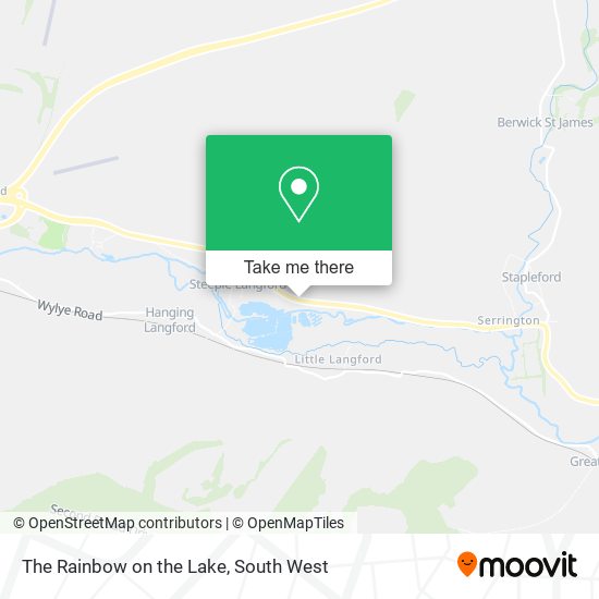 The Rainbow on the Lake map