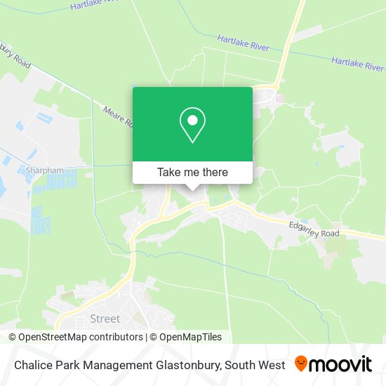 Chalice Park Management Glastonbury map
