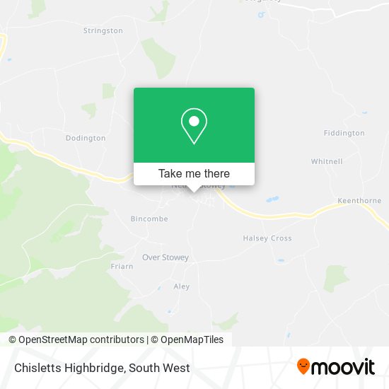 Chisletts Highbridge map