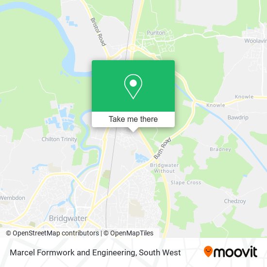 Marcel Formwork and Engineering map