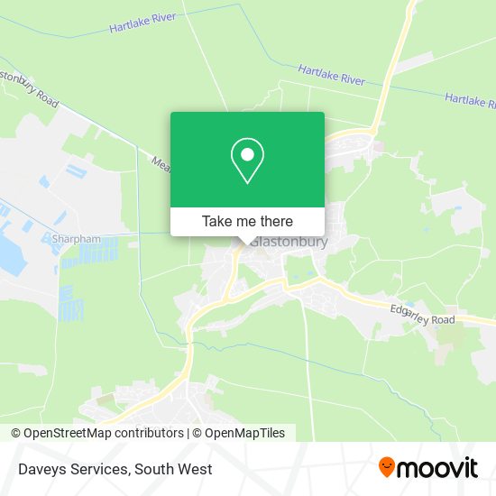 Daveys Services map