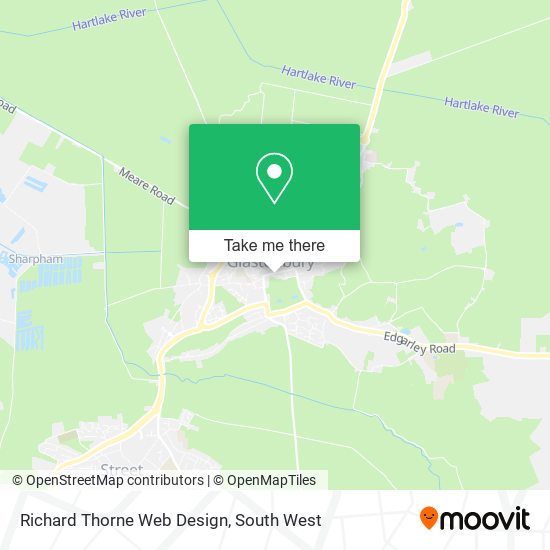 Richard Thorne Web Design map