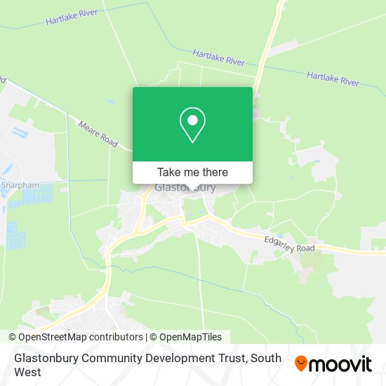 Glastonbury Community Development Trust map