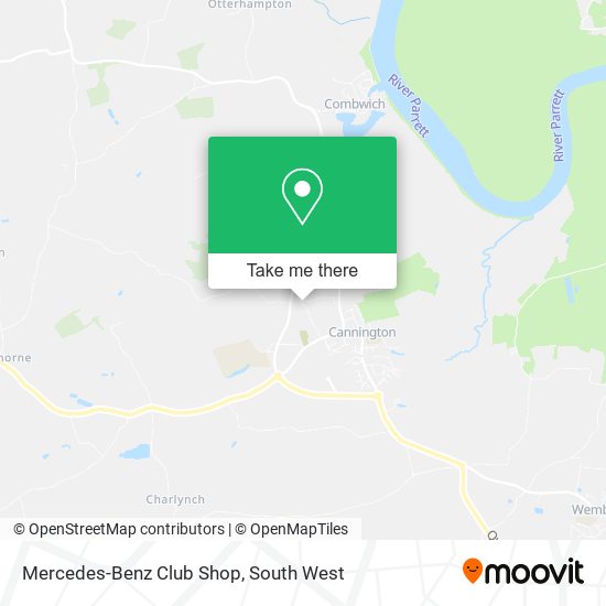 Mercedes-Benz Club Shop map