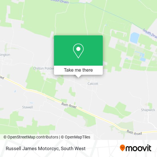 Russell James Motorcyc map