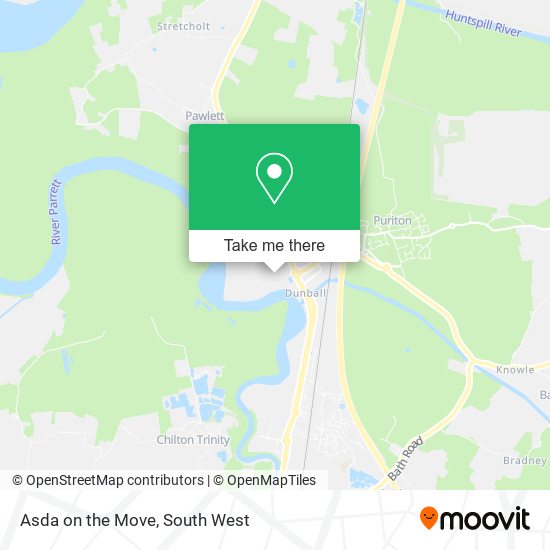 Asda on the Move map
