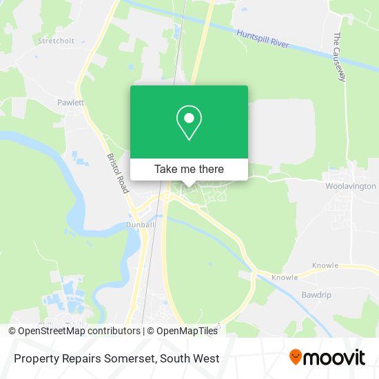 Property Repairs Somerset map