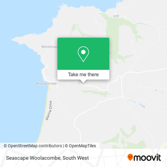 Seascape Woolacombe map