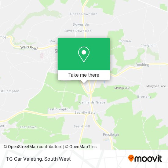 TG Car Valeting map