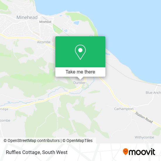 Ruffles Cottage map