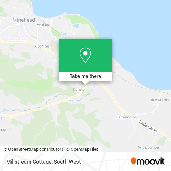 Millstream Cottage map