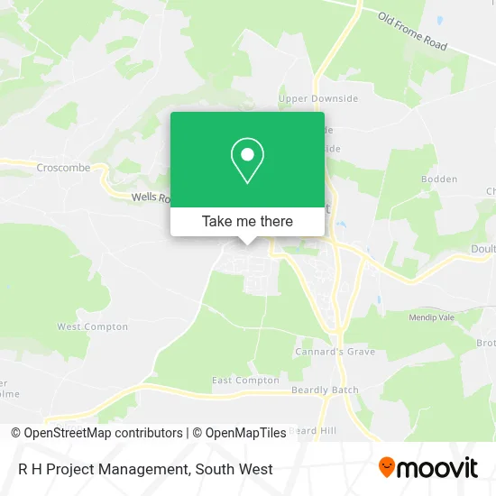 R H Project Management map
