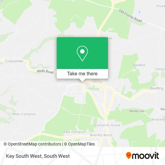 Key South West map