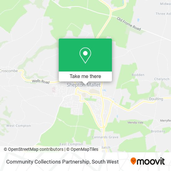 Community Collections Partnership map