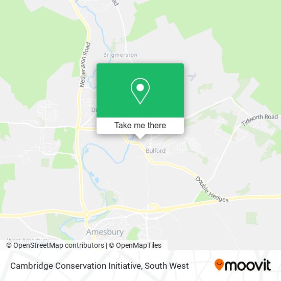 Cambridge Conservation Initiative map