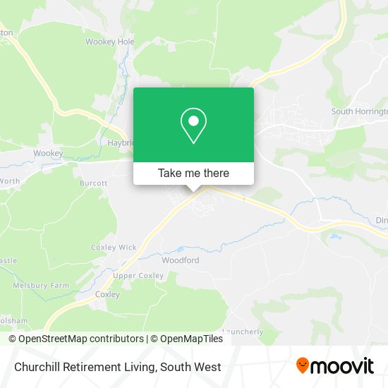 Churchill Retirement Living map