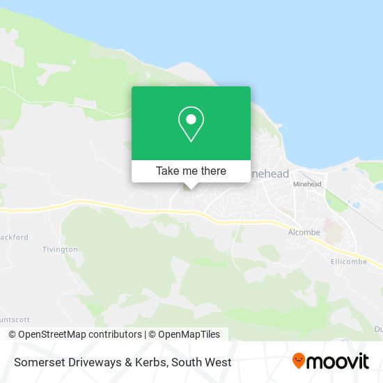 Somerset Driveways & Kerbs map