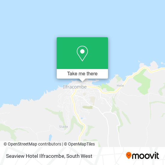 Seaview Hotel Ilfracombe map