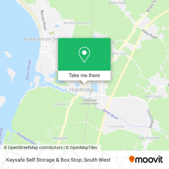 Keysafe Self Storage & Box Stop map