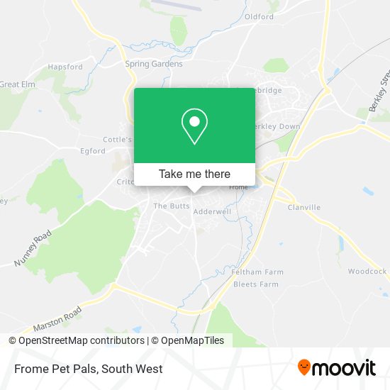 Frome Pet Pals map