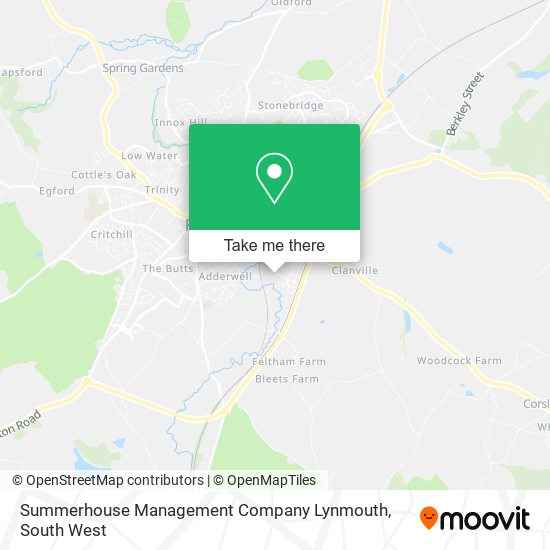 Summerhouse Management Company Lynmouth map