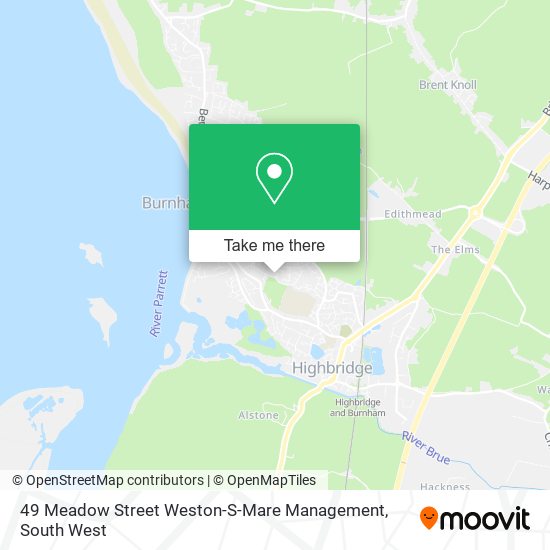 49 Meadow Street Weston-S-Mare Management map