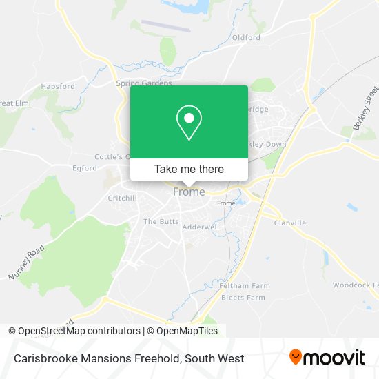 Carisbrooke Mansions Freehold map