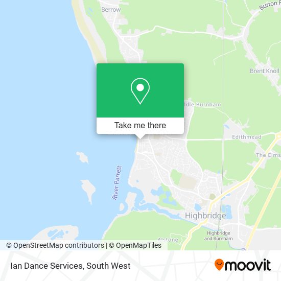 Ian Dance Services map