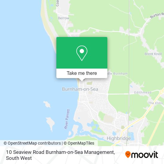 10 Seaview Road Burnham-on-Sea Management map