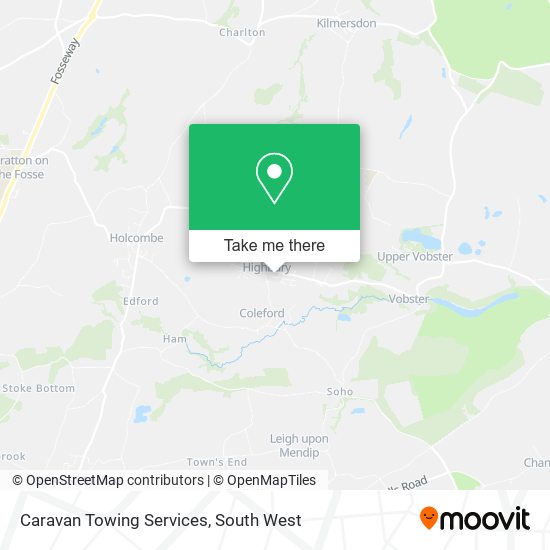 Caravan Towing Services map