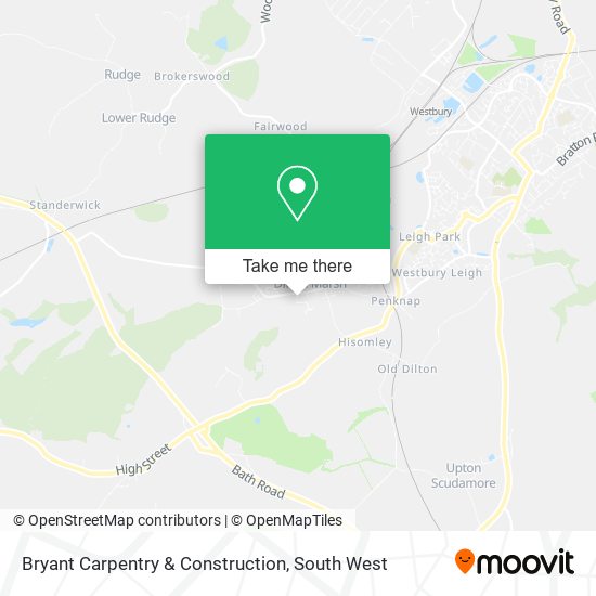 Bryant Carpentry & Construction map