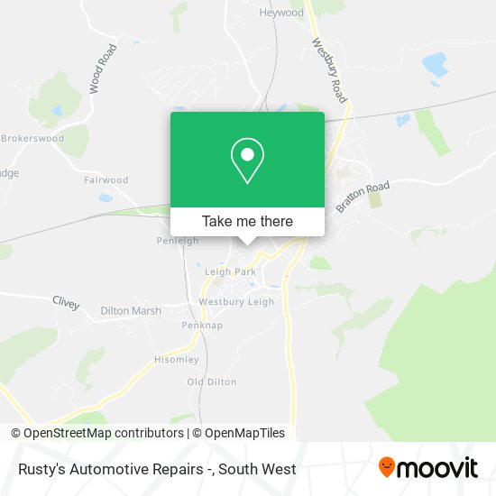 Rusty's Automotive Repairs - map