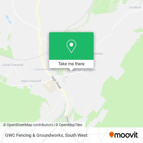 GWC Fencing & Groundworks map