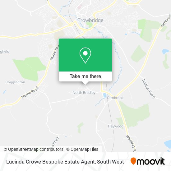 Lucinda Crowe Bespoke Estate Agent map