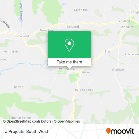 J Projects map