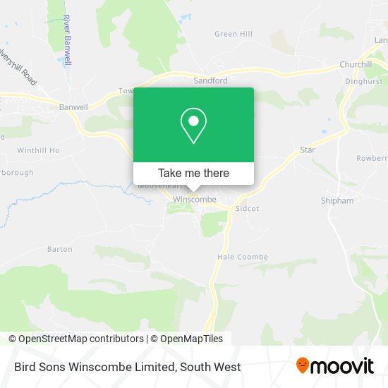 Bird Sons Winscombe Limited map