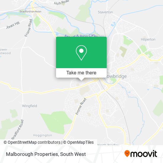 Malborough Properties map
