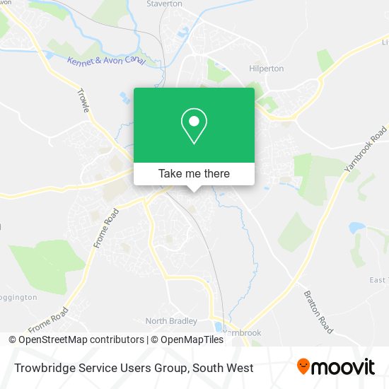 Trowbridge Service Users Group map