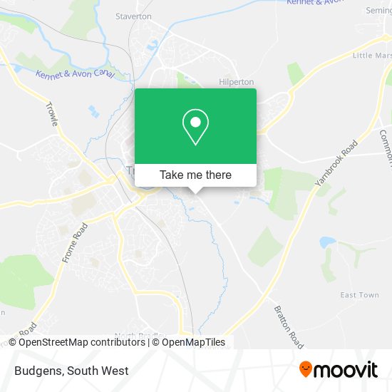 Budgens map