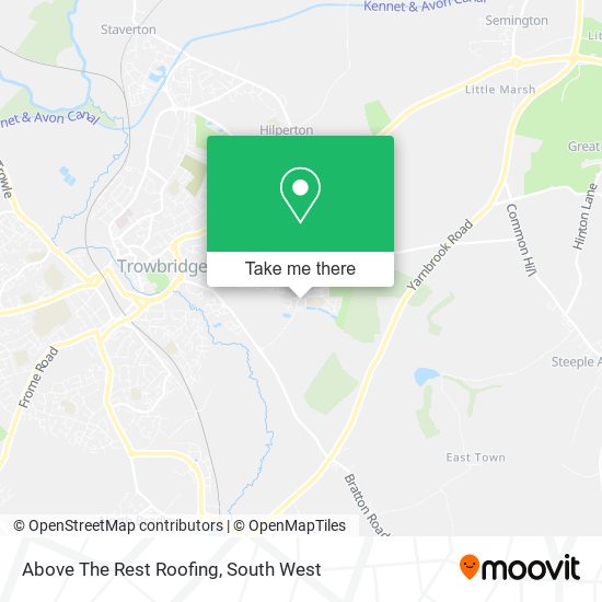 Above The Rest Roofing map