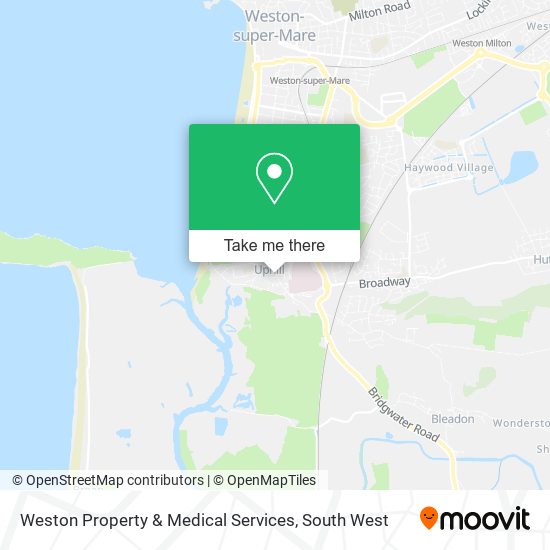 Weston Property & Medical Services map